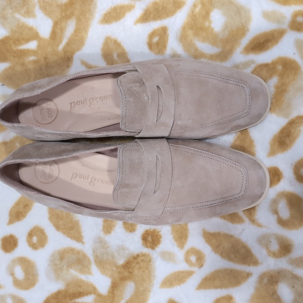 Paul Green Women's Tan Suede Shoes